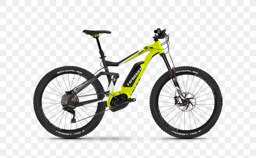Electric Bicycle Haibike XDURO AllMtn 7.0 Mountain Bike, PNG, 1443x894px, 2017, Electric Bicycle, Automotive Tire, Bicycle, Bicycle Accessory Download Free