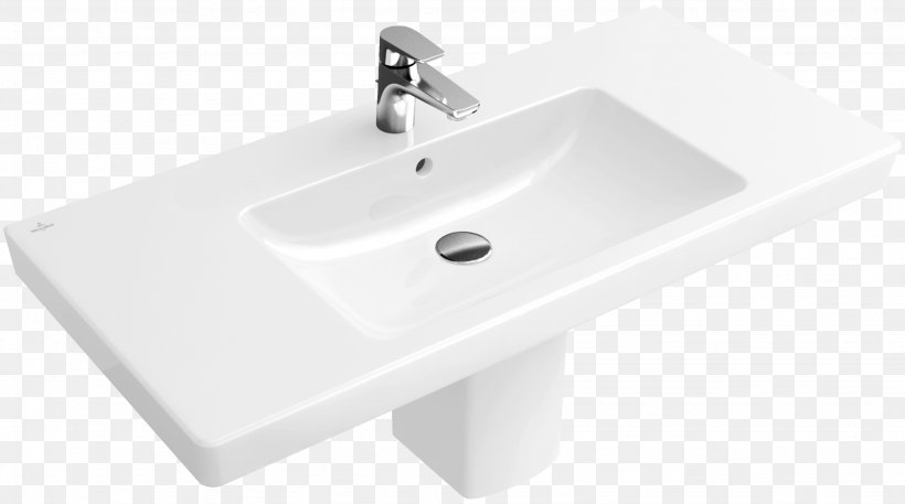 Villeroy & Boch Sink Bathroom Ceramic Subway, PNG, 2048x1142px, Villeroy Boch, Bathroom, Bathroom Sink, Ceramic, Gustavsberg Porcelain Download Free