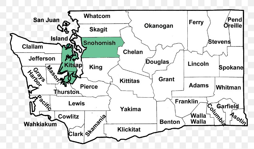 Washington Line Map Point, PNG, 809x481px, Washington, Area, County, Diagram, Land Lot Download Free