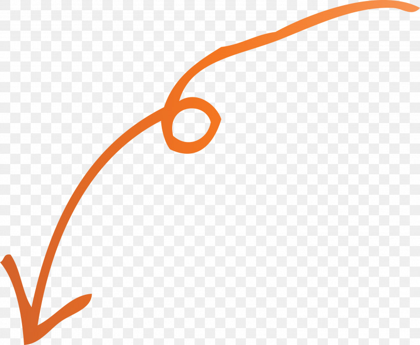 Curved Arrow, PNG, 2999x2465px, Curved Arrow, Line, Orange Download Free