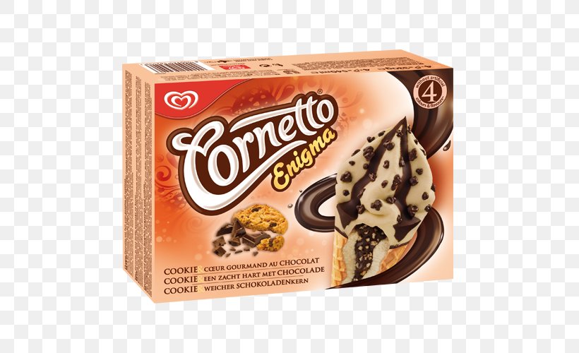 Ice Cream Cones Cornetto Caramel Chocolate, PNG, 500x500px, Ice Cream, Biscuits, Caramel, Chocolate, Cornetto Download Free