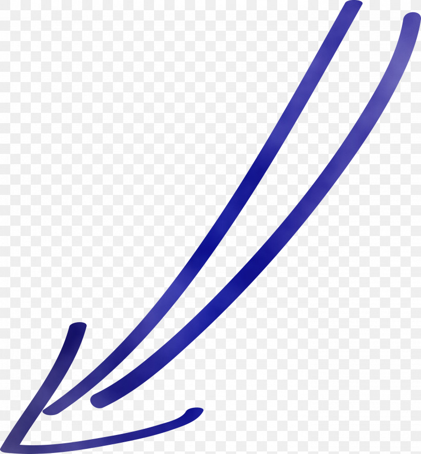Line Electric Blue, PNG, 2777x3000px, Hand Drawn Arrow, Electric Blue, Line, Paint, Watercolor Download Free