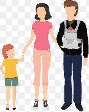 People Standing Cartoon Gesture Conversation PNG