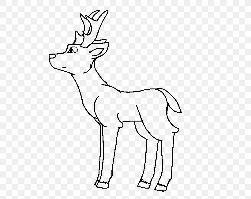 Reindeer Line Art Red Deer Elk, PNG, 567x650px, Reindeer, Animal Figure, Antler, Black And White, Coloring Book Download Free