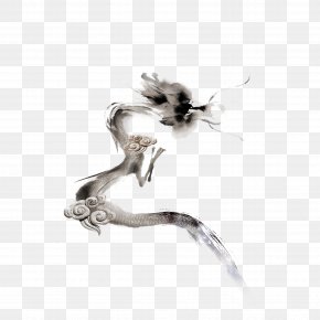 Ink Dragon - China Chinese Dragon PNG
