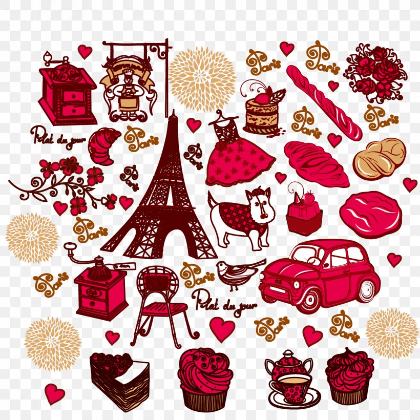 Paris Royalty-free Clip Art, PNG, 1240x1240px, Eiffel Tower, Arrondissement Of Paris, Christmas Decoration, Clip Art, Element Download Free