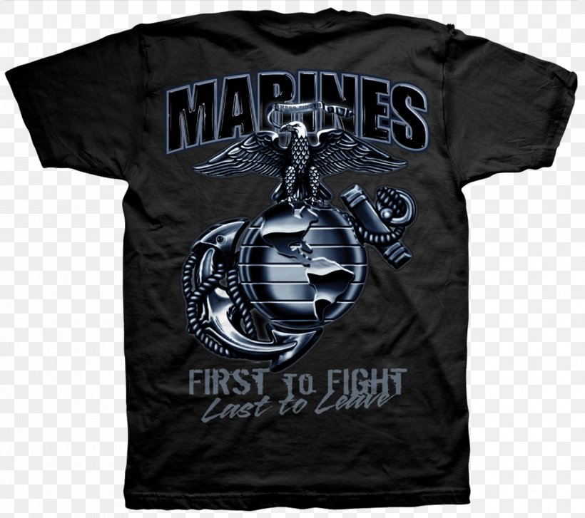 Printed T-shirt First To Fight: An Inside View Of The U.S. Marine Corps Polo Shirt, PNG, 1218x1080px, Tshirt, Black, Brand, Button, Color Download Free