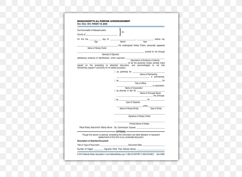 Acknowledgment Document Notary Public Form, PNG, 545x600px, Acknowledgment, Area, Corporation, Diagram, Document Download Free