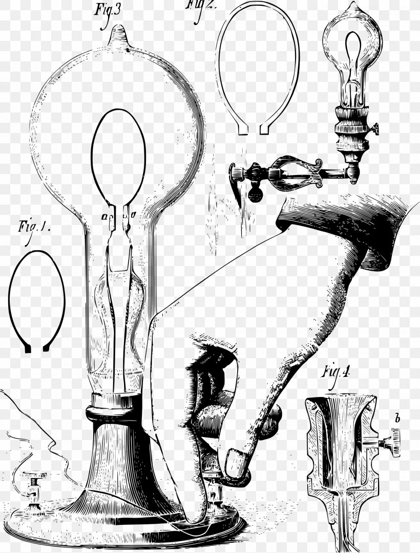 Incandescent Light Bulb LED Lamp, PNG, 1819x2400px, Light, Arm, Art, Artwork, Black And White Download Free
