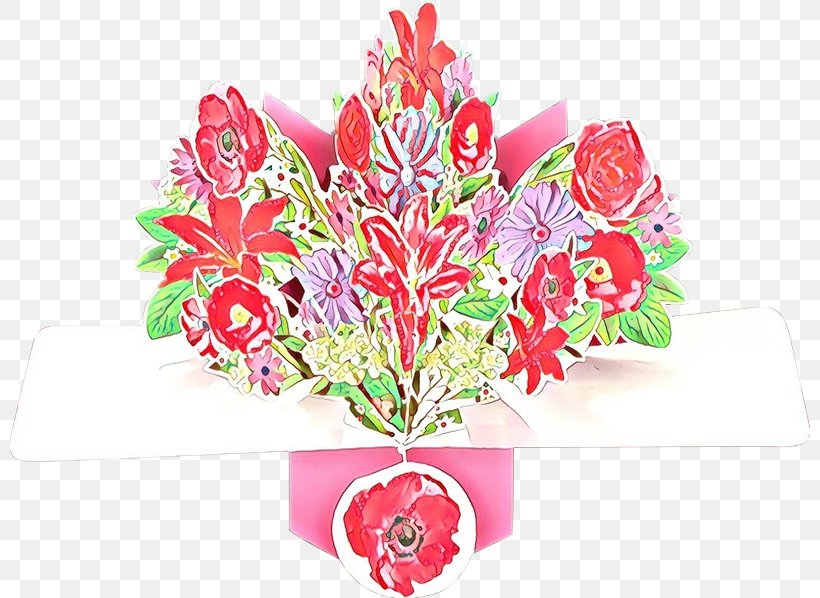 Pink Flower Cut Flowers Plant Leaf, PNG, 800x598px, Cartoon, Bouquet, Cut Flowers, Flower, Leaf Download Free