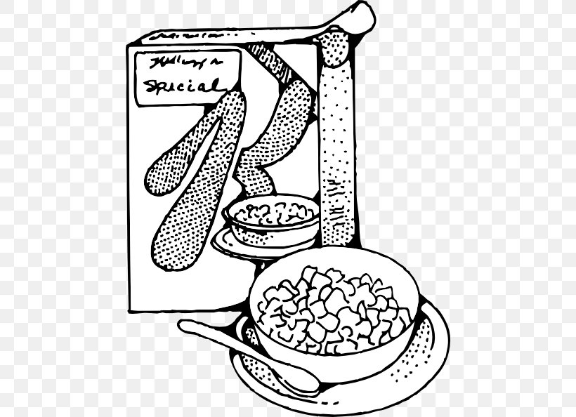 Breakfast Cereal Milk Porridge Rice Cereal, PNG, 462x594px, Breakfast Cereal, Area, Artwork, Black And White, Bowl Download Free