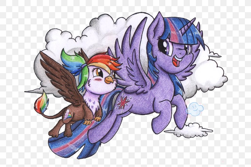 Pony Twilight Sparkle Winged Unicorn DeviantArt Drawing, PNG, 714x548px, Watercolor, Cartoon, Flower, Frame, Heart Download Free