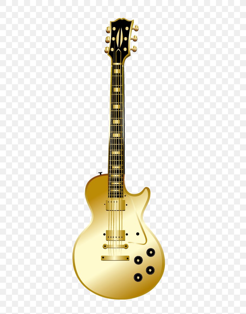 Golden Guitar Musical Instrument, PNG, 399x1044px, Watercolor, Cartoon, Flower, Frame, Heart Download Free