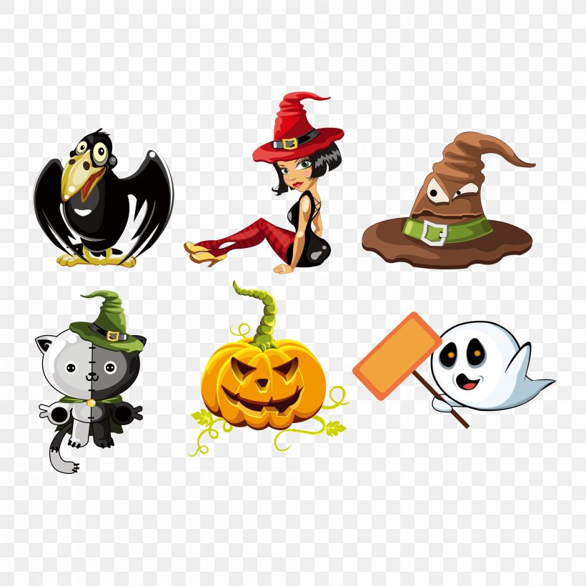Halloween Clip Art, PNG, 2000x2000px, Halloween, Cartoon, Headgear, Recreation, Royaltyfree Download Free