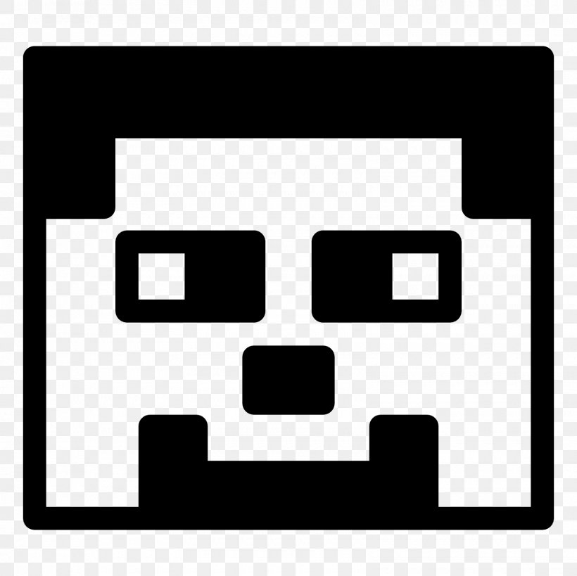 Minecraft Black And White Clip Art, PNG, 1600x1600px, Minecraft, Area, Black, Black And White, Character Download Free