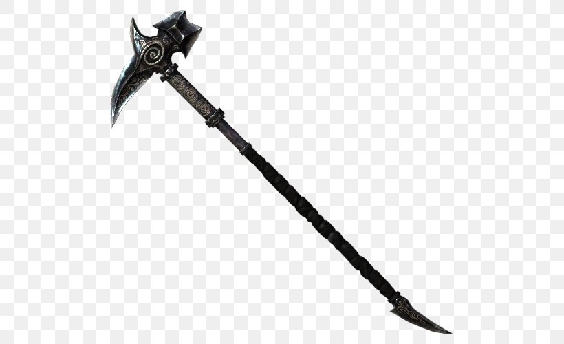 The Elder Scrolls V: Skyrim War Hammer Melee Weapon Sword, PNG, 500x500px, Elder Scrolls V Skyrim, Armour, Elder Scrolls, Hammer, Hardware Download Free