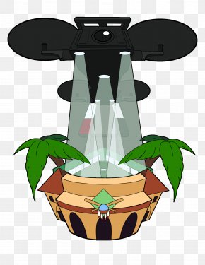 Flowerpot Plant - Background Green PNG