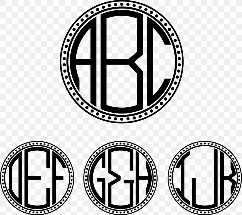 Monogram - Monogram Decal Clip Art PNG