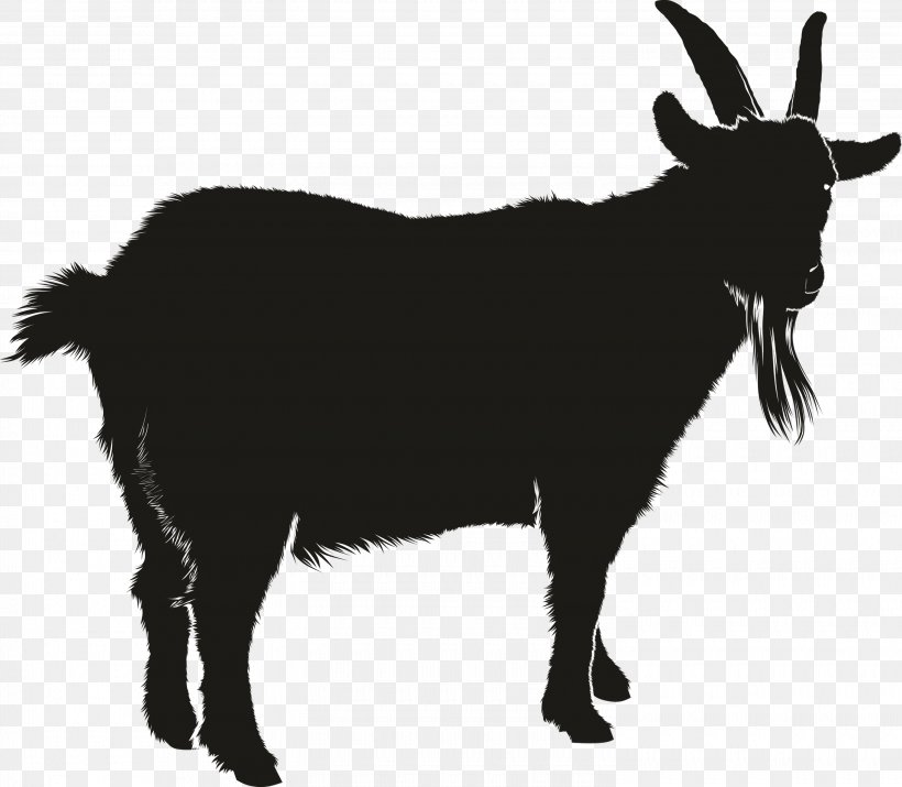 Clip Art Vector Graphics Silhouette, PNG, 3000x2617px, Silhouette, Blackandwhite, Chamois, Cowgoat Family, Feral Goat Download Free