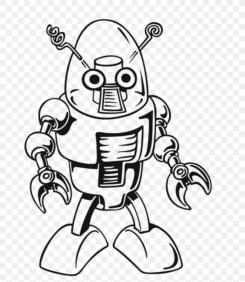 Coloring Book Robot Combat Child, PNG, 708x945px, Coloring Book, Art, Artwork, Black And White, Book Download Free