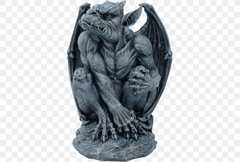 Gargoyle Statue Gothic Architecture Sculpture Demon, PNG, 555x555px, Gargoyle, Architecture, Art, Artifact, Carving Download Free