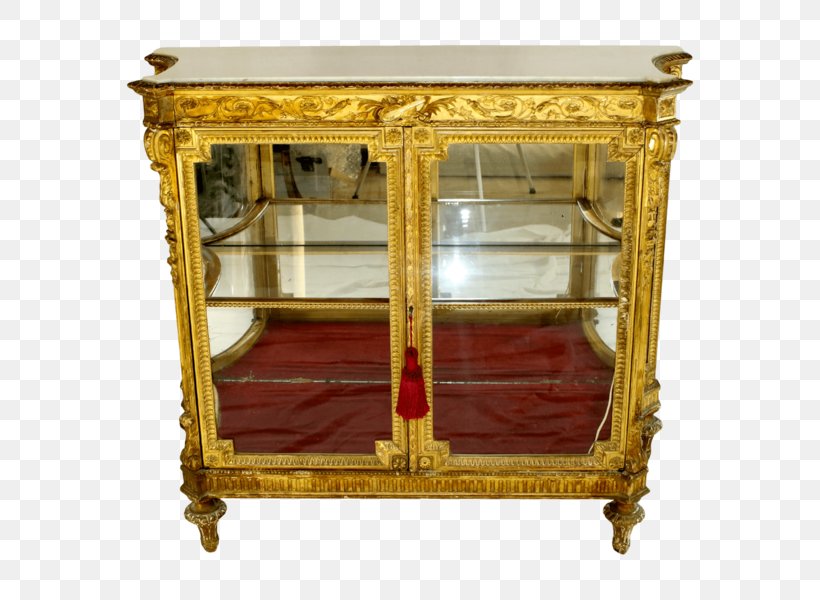 Antique Shop Display Case Table France, PNG, 600x600px, Antique Shop, Antique, Brass, Chiffonier, Display Case Download Free