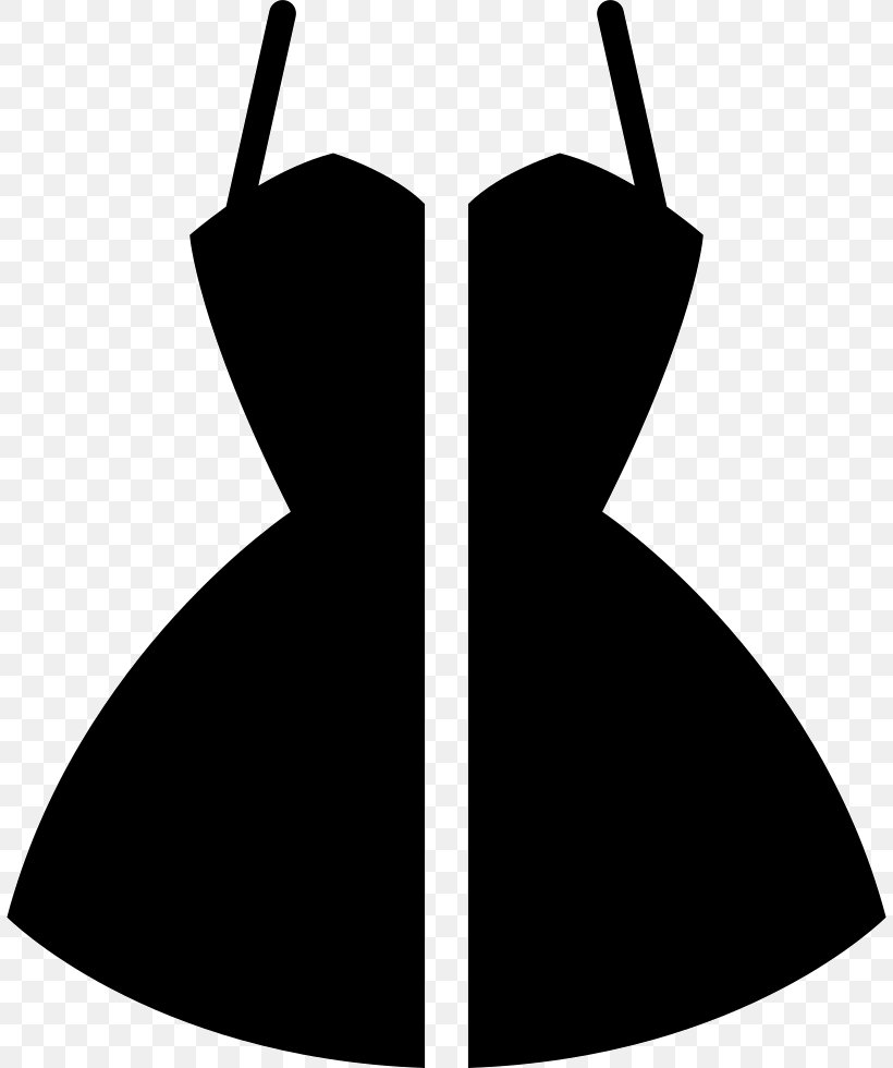Black And White Dress Clip Art, PNG, 808x980px, Black And White, Black, Cartoon, Clothing, Cocktail Dress Download Free