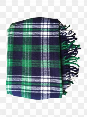 Blue Blanket - Tartan Green PNG
