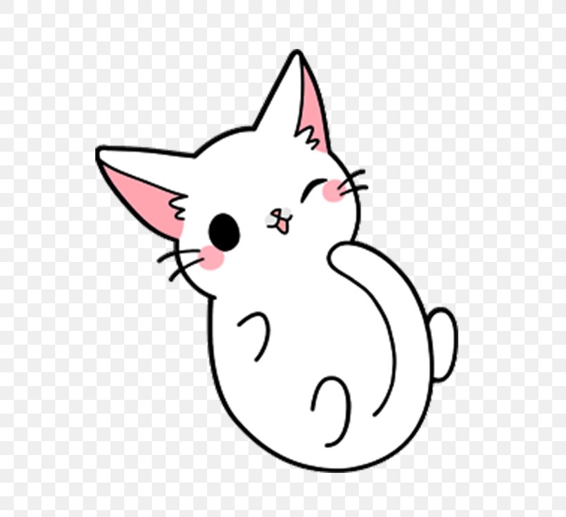 Cat Kitten Drawing, PNG, 750x750px, Cat, Animation, Area, Artwork, Black  Download Free