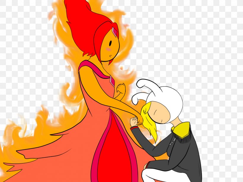 Flame Princess Princess Bubblegum Marceline The Vampire Queen Finn The Human Fionna And Cake, PNG, 1400x1050px, Watercolor, Cartoon, Flower, Frame, Heart Download Free