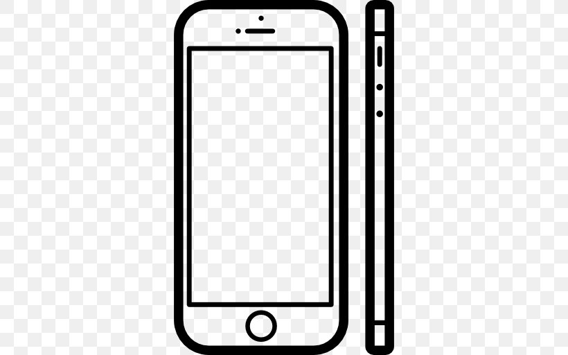 IPhone 4 IPhone X Nexus 4 Samsung Galaxy Telephone, PNG, 512x512px, Iphone 4, Area, Black, Black And White, Communication Device Download Free