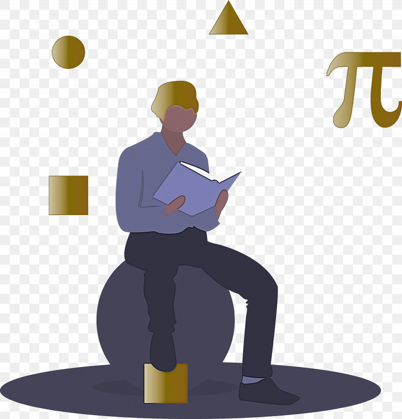 Math Man, PNG, 2877x3000px, Math, Balance, Cartoon, Man, Sitting Download Free