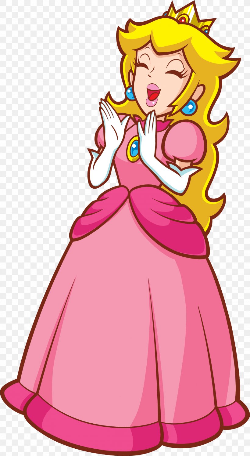 Super Princess Peach Toad Super Mario Bros., PNG, 2290x4175px, Watercolor, Cartoon, Flower, Frame, Heart Download Free