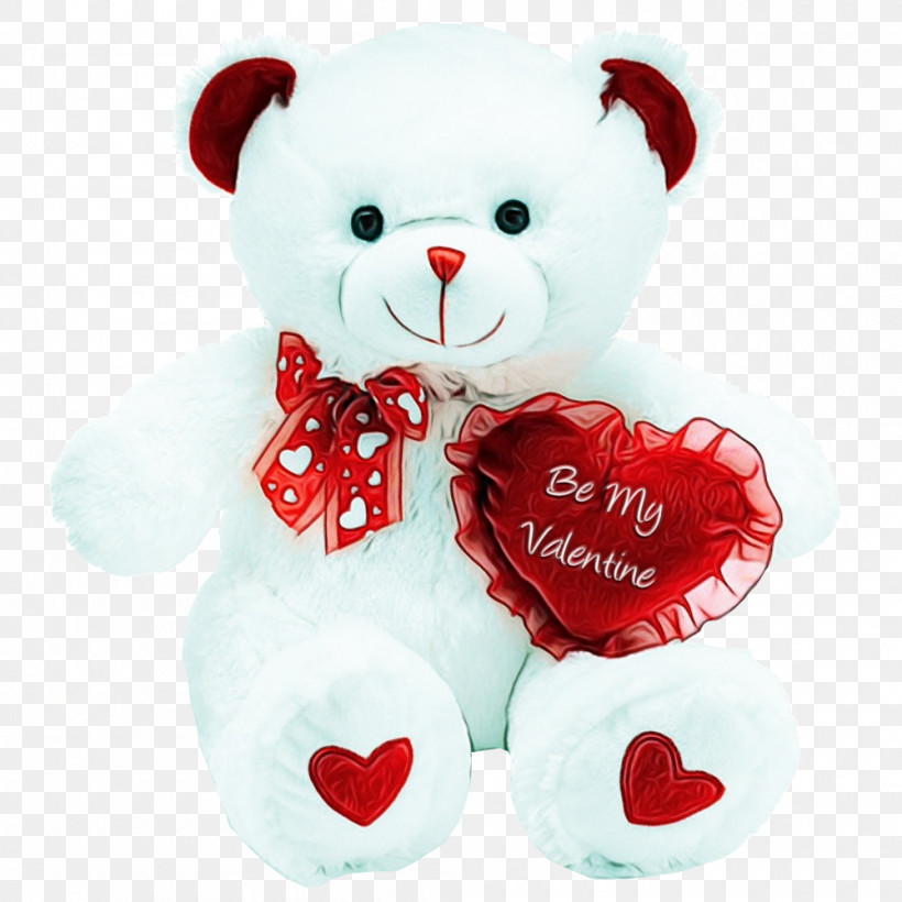 Teddy Bear, PNG, 1000x1000px, Watercolor, Bear, Heart, Love, Paint Download Free