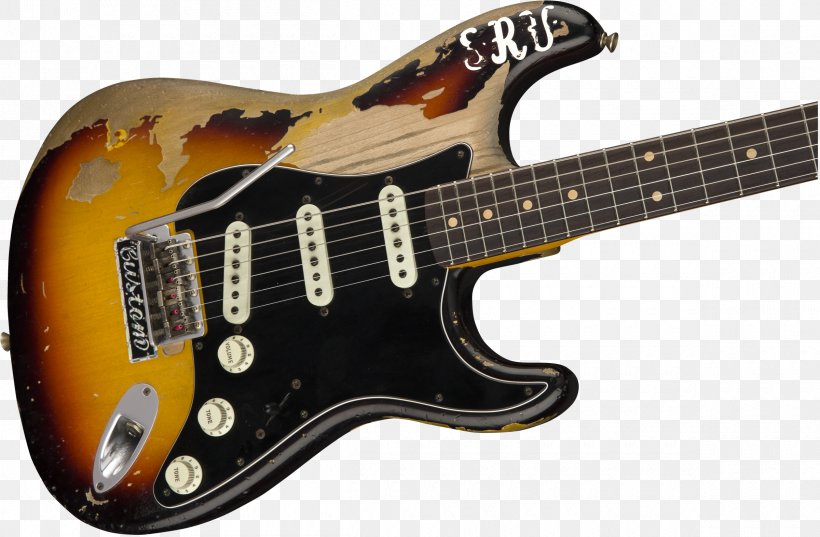 Bass Guitar Electric Guitar Fender Stratocaster Fender Musical Instruments Corporation Stevie Ray Vaughan Stratocaster, PNG, 2400x1574px, Watercolor, Cartoon, Flower, Frame, Heart Download Free