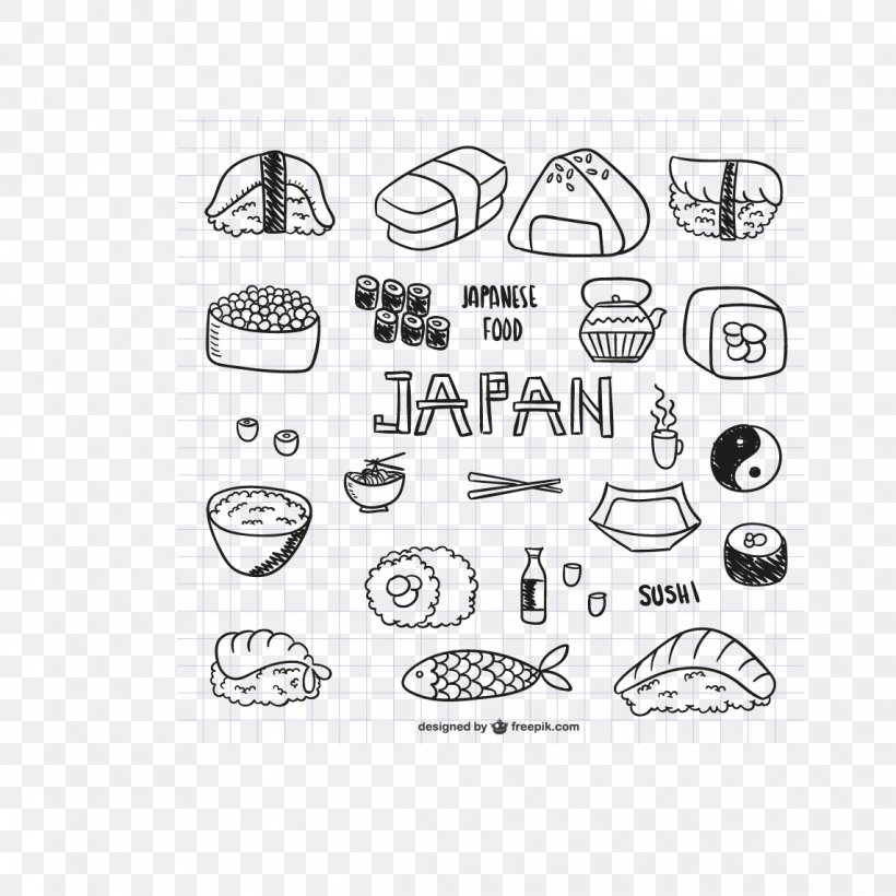 Japanese Cuisine Sushi Sashimi Asian Cuisine Chinese Cuisine, PNG, 1143x1143px, Japanese Cuisine, Area, Asian Cuisine, Black And White, Brand Download Free