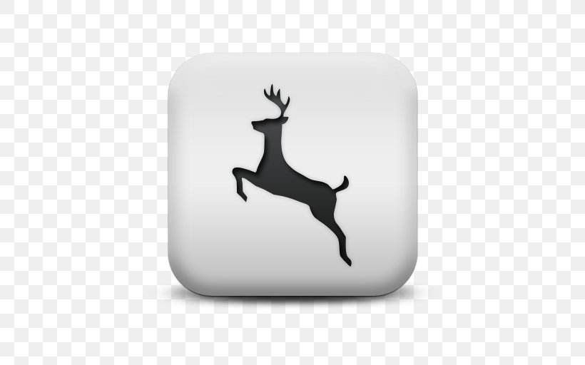 Reindeer Silhouette Clip Art, PNG, 512x512px, Deer, Antler, Art, Black And White, Drawing Download Free