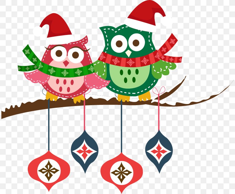 Santa Claus Owl Christmas, PNG, 812x677px, Santa Claus, Area, Beak, Christmas, Christmas Decoration Download Free