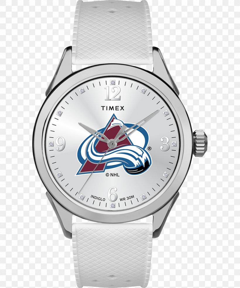 Watch Strap Colorado Avalanche Timex Group USA, Inc. Watch Strap, PNG, 900x1080px, Watch, Brand, Colorado Avalanche, Discounts And Allowances, Leather Download Free