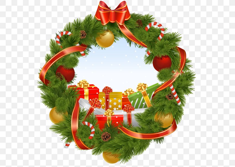 Wreath Christmas Decoration Garland, PNG, 583x585px, Wreath, Advent Wreath, Candle, Christmas, Christmas Decoration Download Free