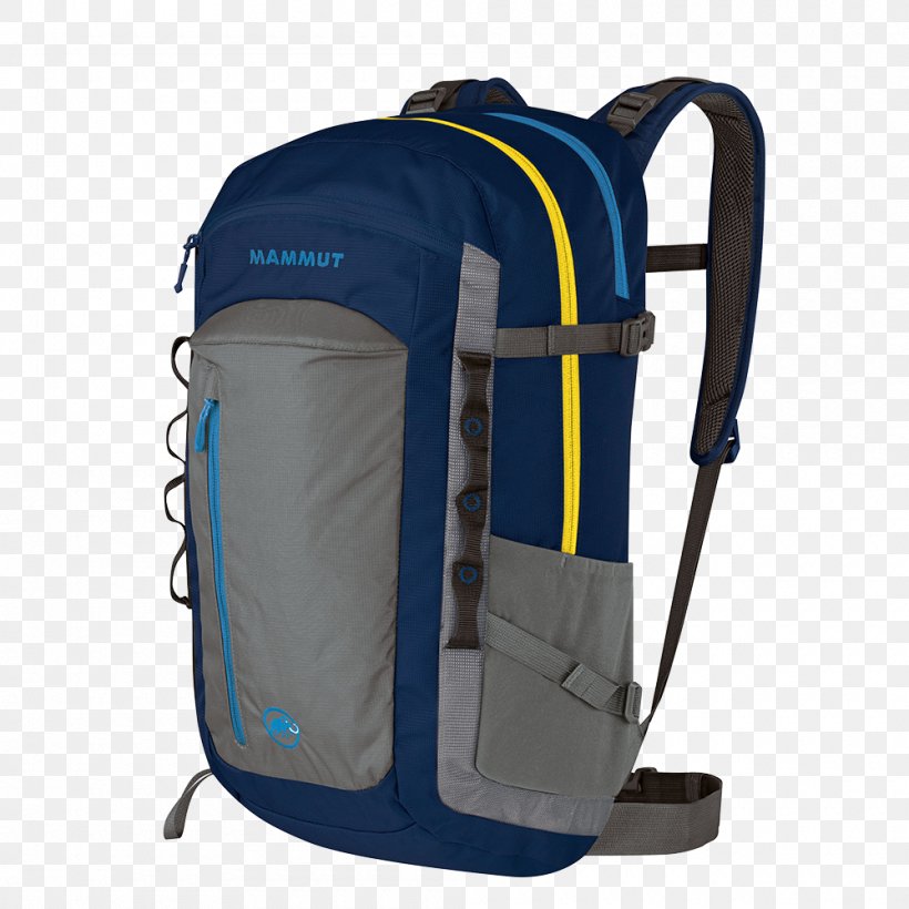 Backpack Mammut Sports Group Pocket Zipper Hiking, PNG, 1000x1000px, Backpack, Azure, Bag, Bidezidor Kirol, Blue Download Free