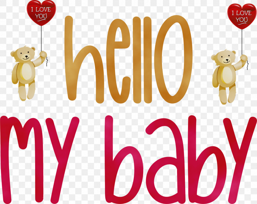 Teddy Bear, PNG, 3000x2382px, Hello My Baby, Animal Figurine, Bears, Behavior, Heart Download Free