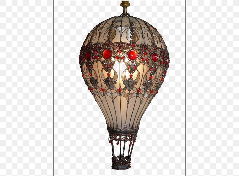 Incandescent Light Bulb Hot Air Balloon Electric Light Light Fixture, PNG, 454x604px, Light, Balloon, Chandelier, Christmas Ornament, Craft Download Free