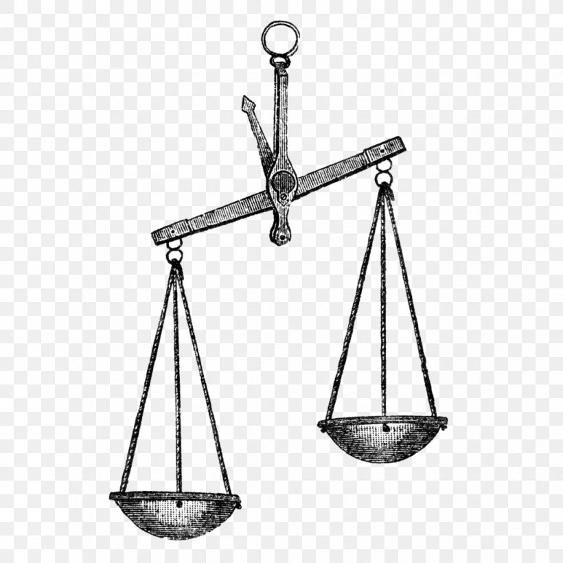Hand held beam balance scale silhouette Royalty Free Vector
