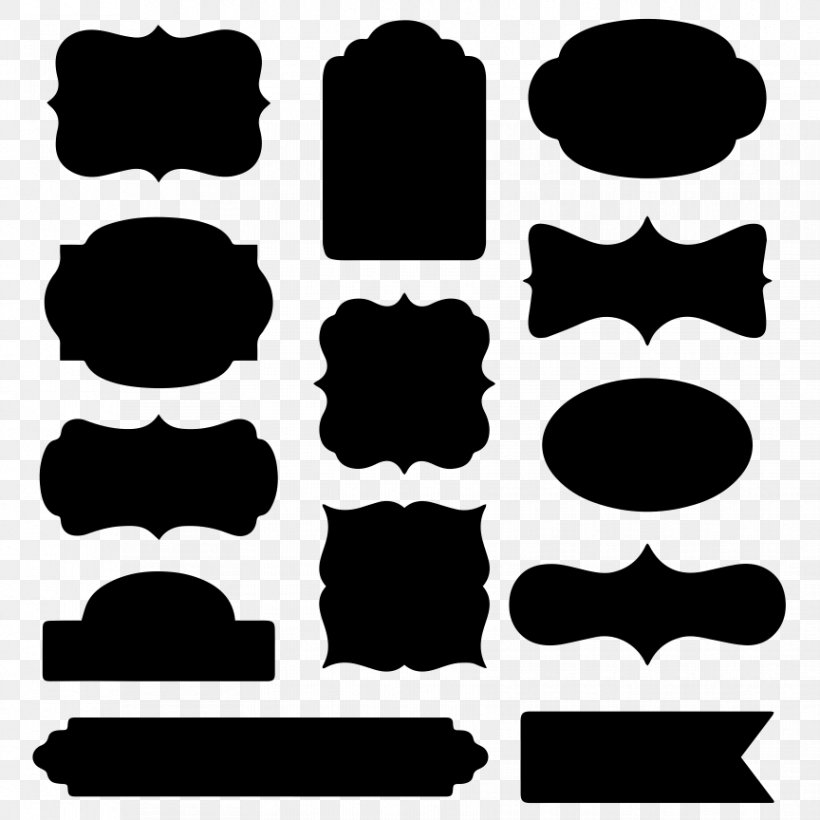 Paper Label Tag, PNG, 864x864px, Paper, Area, Autocad Dxf, Black, Black And White Download Free