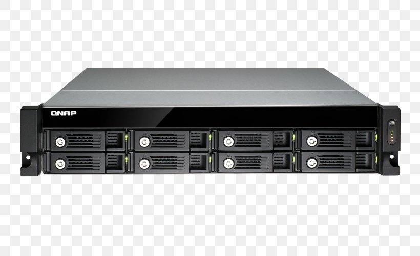 QNAP TVS-871U-RP Network Storage Systems Intel Core I5 Data Storage Multi-core Processor, PNG, 800x500px, Qnap Tvs871urp, Audio Equipment, Audio Receiver, Computer Component, Data Storage Download Free