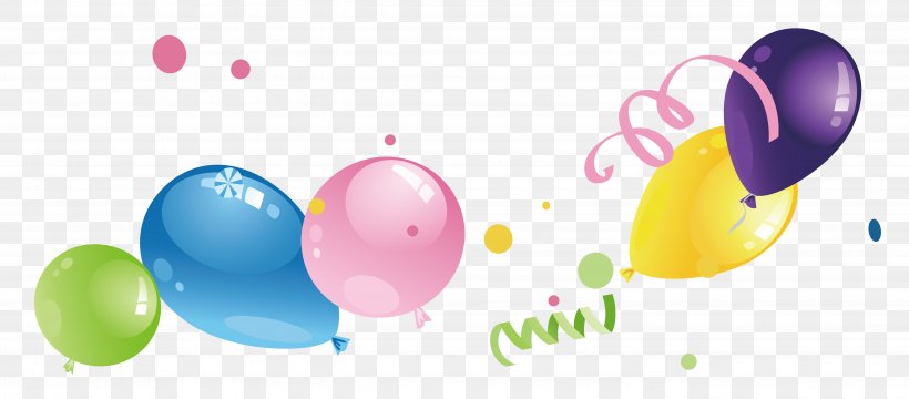Balloon Royalty-free Birthday Clip Art, PNG, 5379x2366px, Balloon, Birthday, Easter Egg, Festival, Greeting Card Download Free