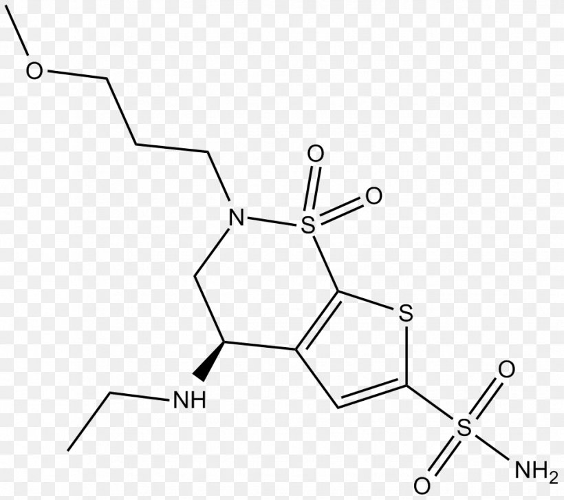 Carbonic Anhydrase II Enzyme Inhibitor Carbonic Anhydrase Inhibitor Metabolism, PNG, 978x867px, Carbonic Anhydrase, Acetazolamide, Area, Auto Part, Black And White Download Free