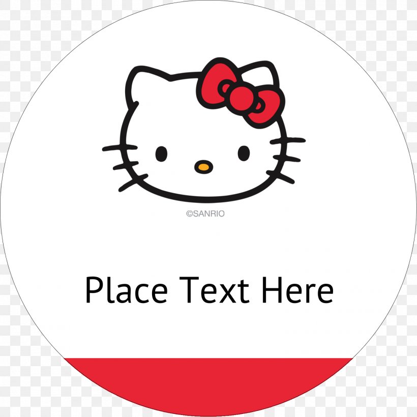 Hello Kitty Logo Hello! Character, PNG, 1500x1500px, Hello Kitty, Area, Brand, Character, Happiness Download Free