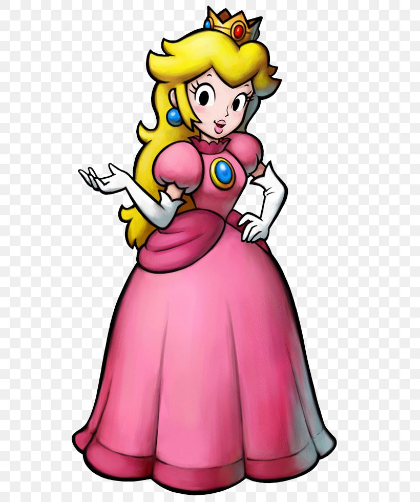 Princess Peach Mario & Luigi: Partners In Time New Super Mario Bros Super Mario Bros., PNG, 600x980px, Watercolor, Cartoon, Flower, Frame, Heart Download Free